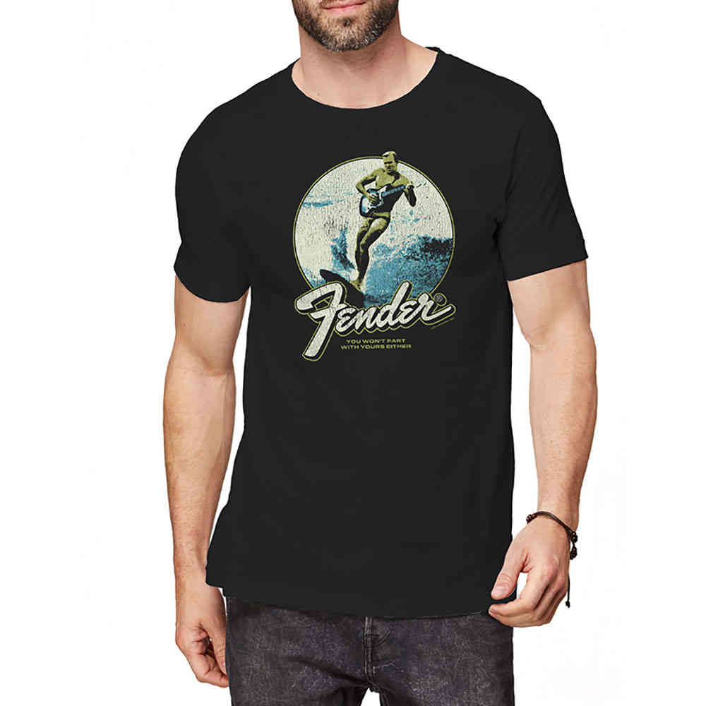 Fender - Surfer Mens Tshirt - Black